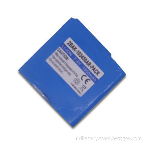 7.4V/1,800mAh Lithium-ion Battery Pack, Suitable for Game Player, Available in Blue Color
